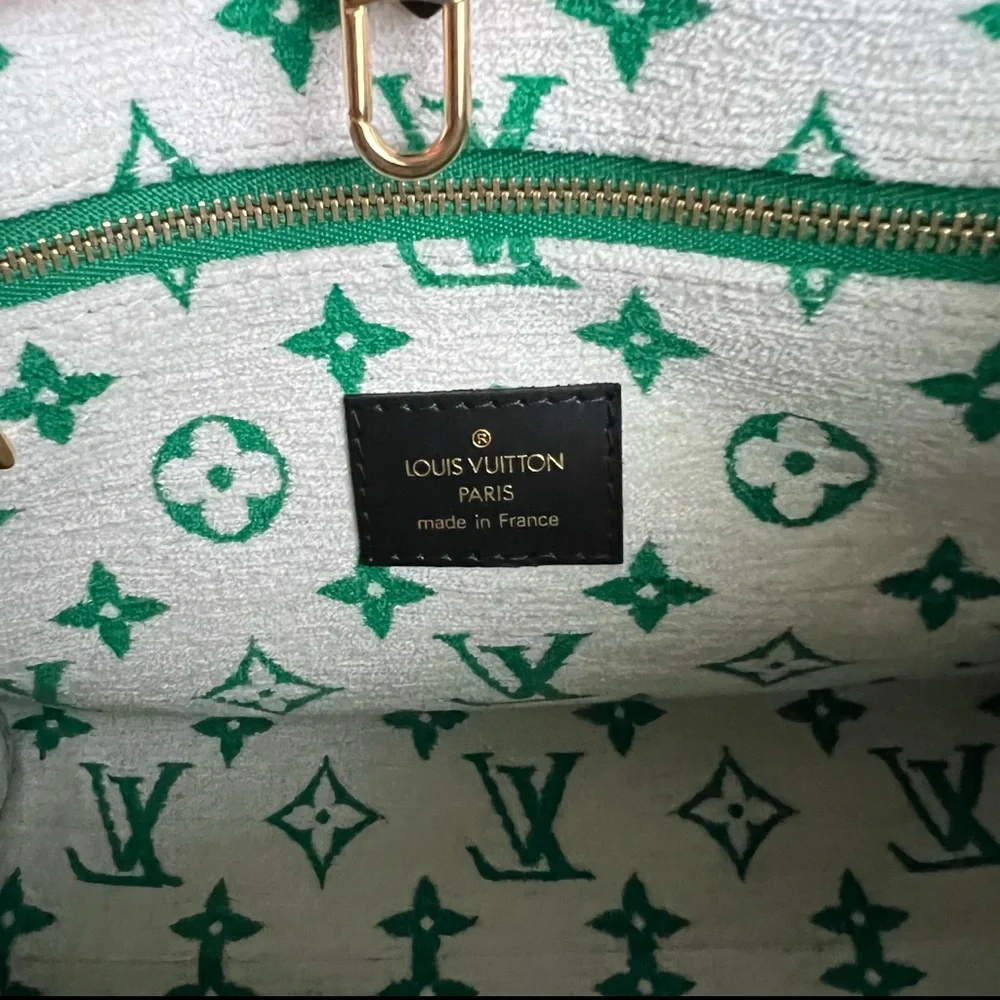 Louis Vuitton LV Green & White Monogram OnTheGo PM Bag